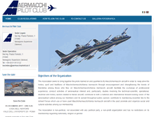 Tablet Screenshot of aermacchipilotclub.it